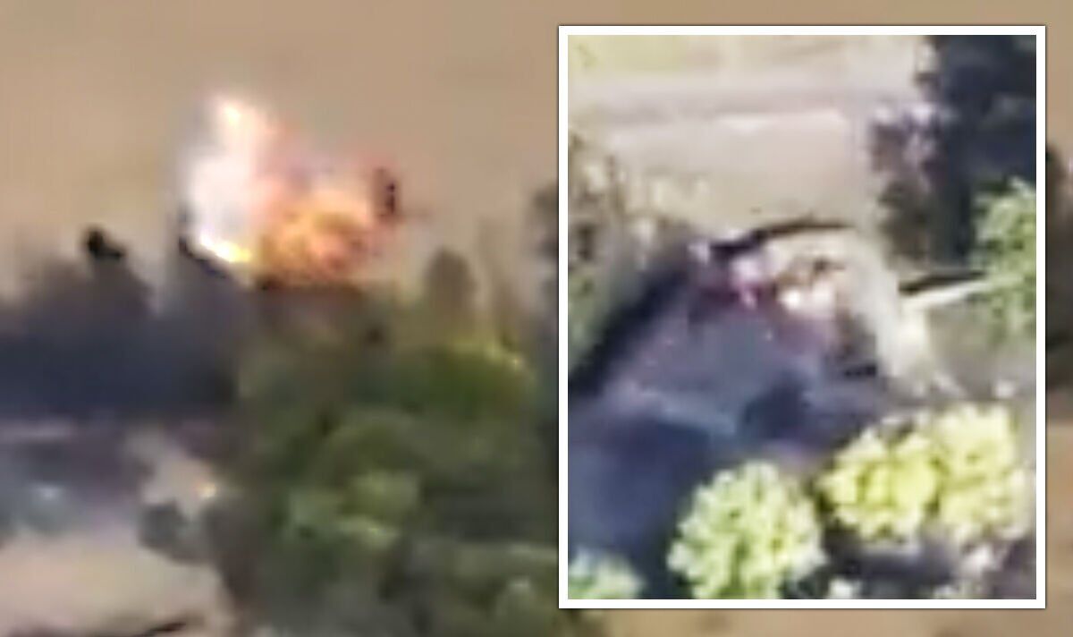 Russian tank gets obliterated by a precise artillery strike from Ukrainian forces – WATCH | World | News | Express.co.uk