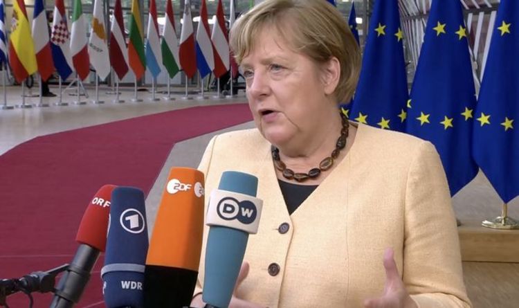 EU summit: 'Core of our existence!' Merkel rattled as Brussels rocked by furious row | World | News | Express.co.uk