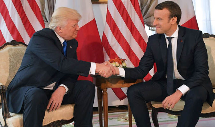 Trump Macron handshake: French President reveals what it really meant | World | News | Express.co.uk