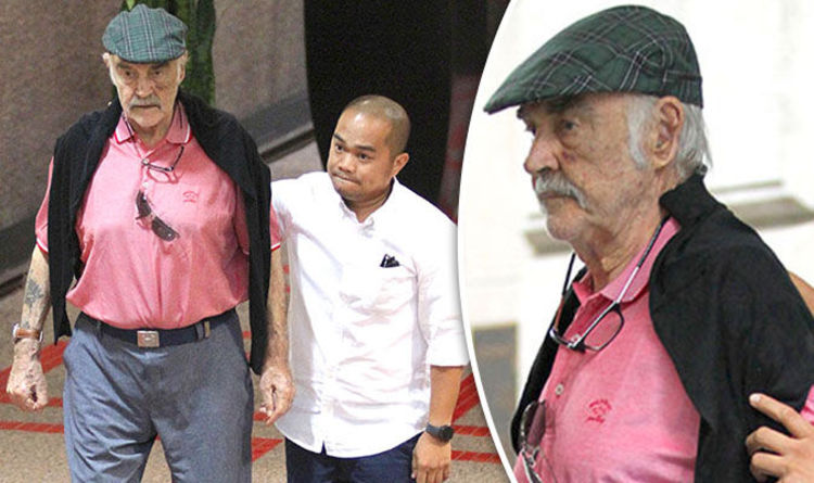 Sean Connery, 87 steps out with 'bruise-like' mark on eye as he makes rare appearance | Celebrity News | Showbiz & TV | Express.co.uk