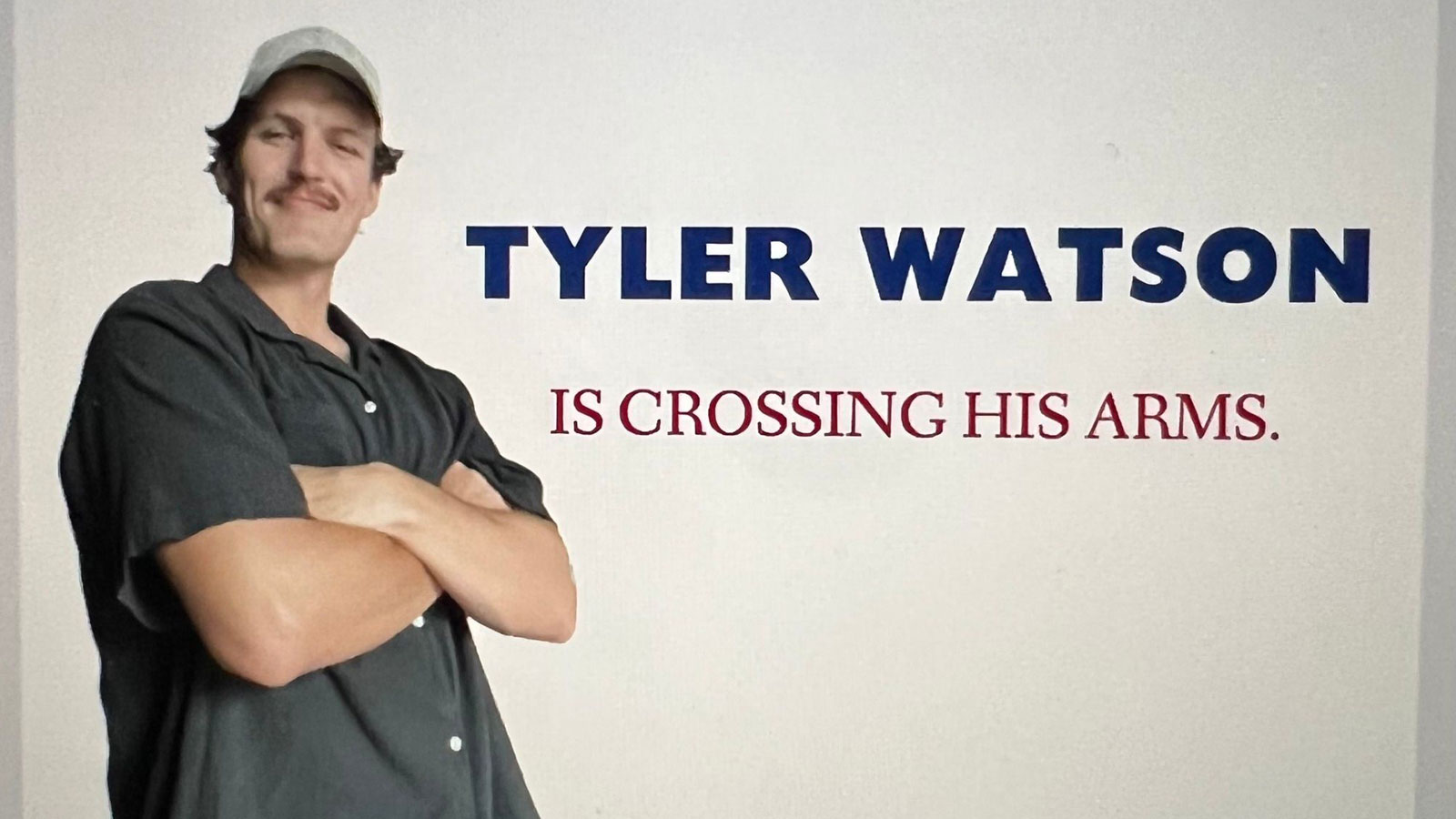 Political sign parody turning heads in the Valley, supporting a good cause