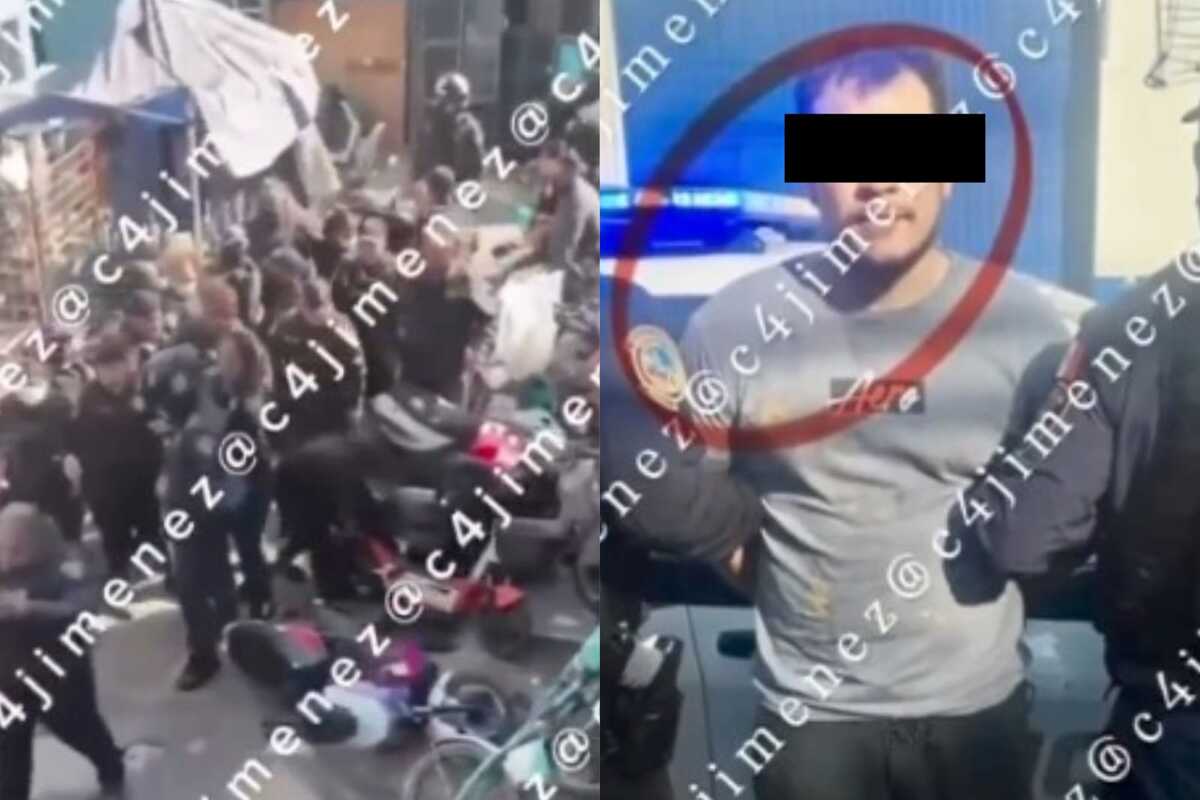 Golpean a policías en Tepito durante detención de líder de Fortis- Grupo Milenio
