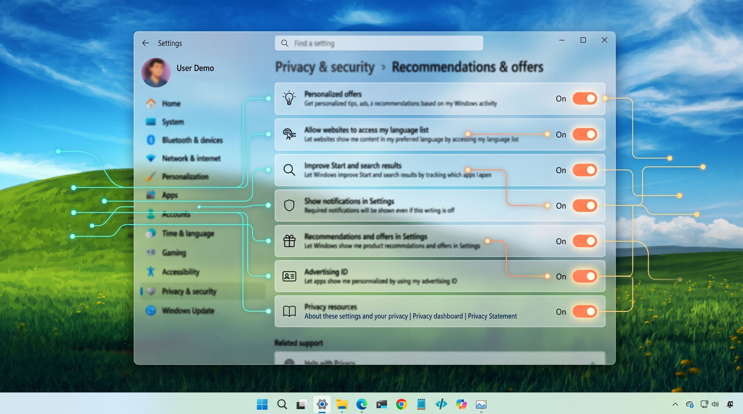 14 defaults I think are worth changing: Windows 11 feels modern, but many out‑of‑box settings push services, tracking, and clutter. | Windows Central