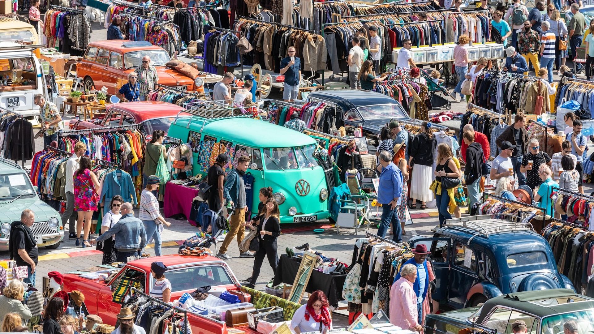 A vintage market with classic cars, street food and vinyl DJs is back in London | Shortlist