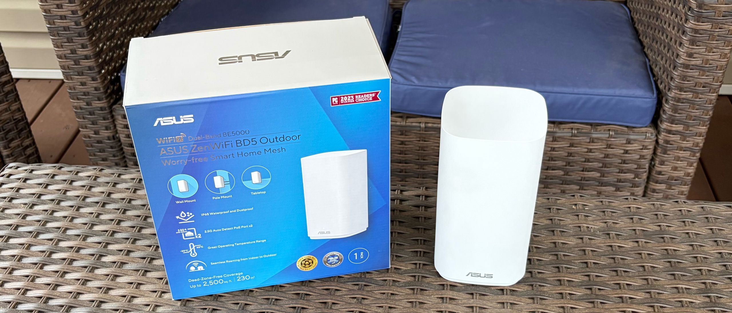 Asus ZenWiFi BD5 Outdoor Wi-Fi 7 extender review: Great outdoor wireless performance, as long as you use an Ethernet backhaul | Tom's Hardware