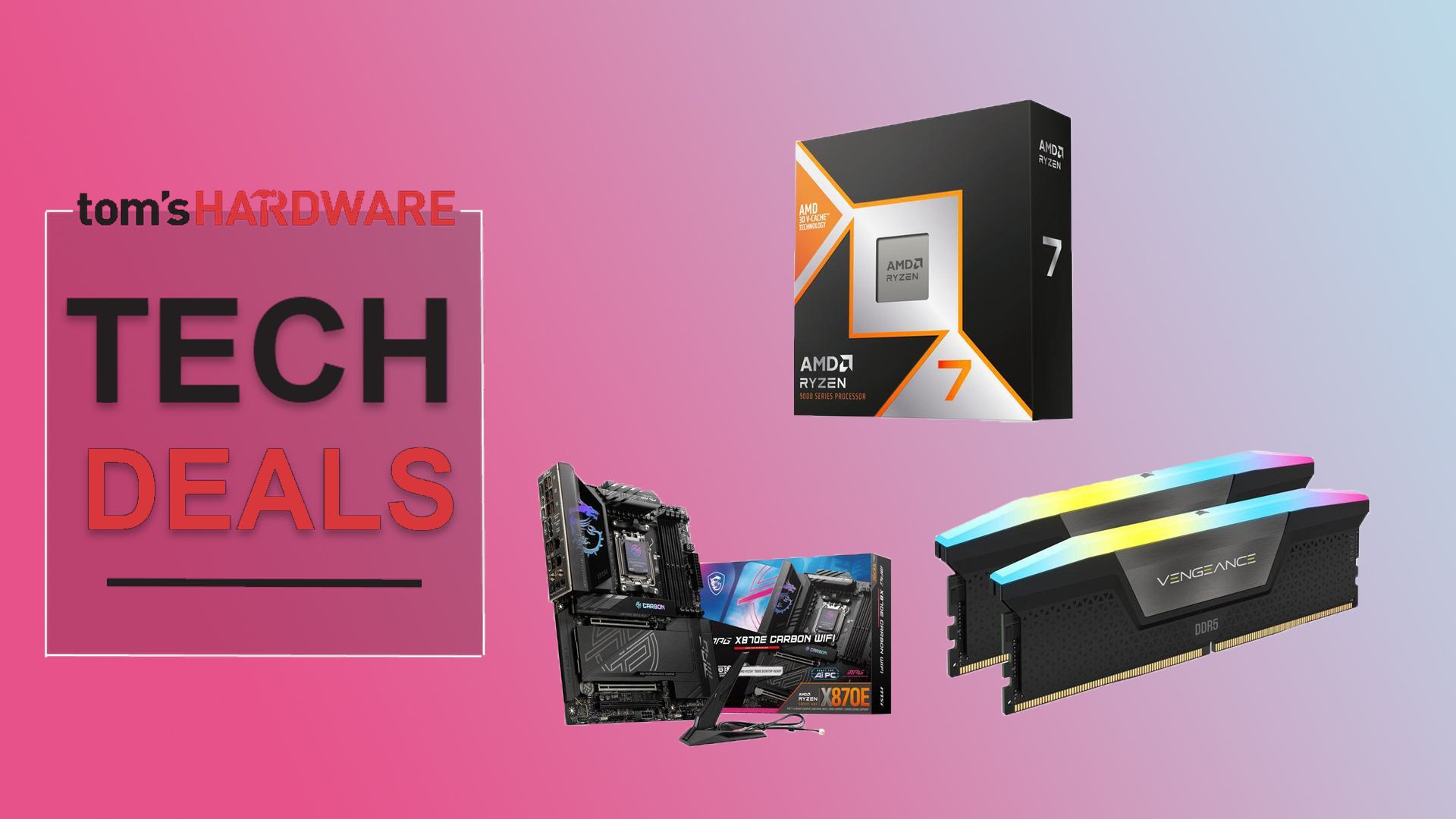 Get 32GB of Corsair Vengeance RAM for less than $200 when bundled with AMD's 9800X3D and X870-E motherboard — free liquid cooler and a copy of Crimson Desert to kickstart a top AM5 gaming build | Tom's Hardware