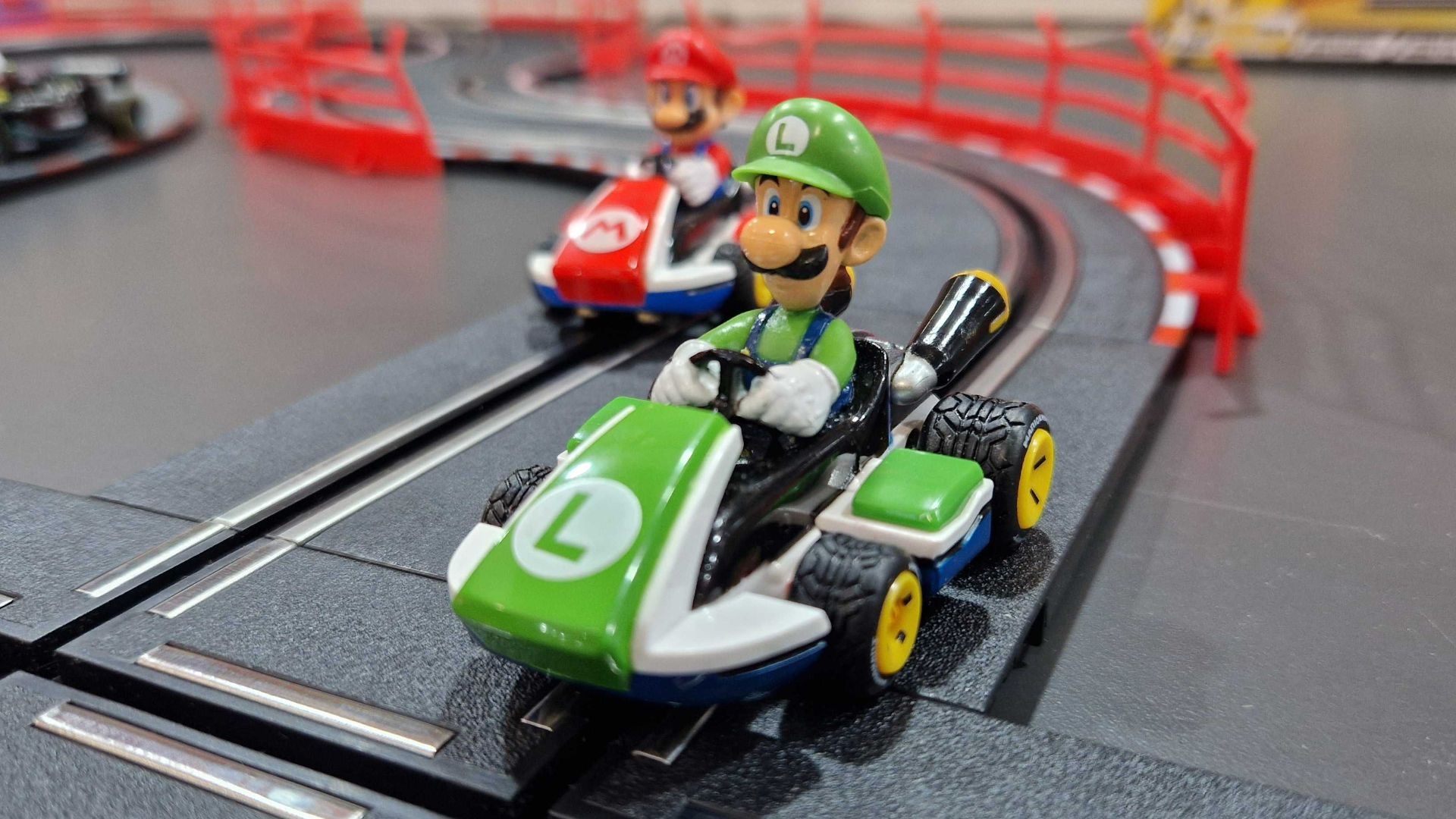 I never played with Scalextric as a kid, so I'm making up for it with this Mario Kart set | GamesRadar+