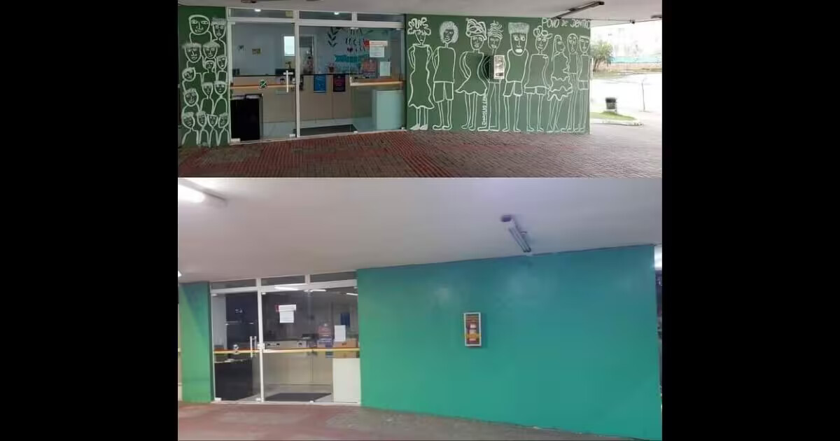 Pintura de artista brusquense é apagada da Fundação Cultural de Brusque