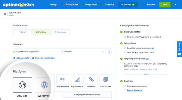 How to Integrate OptinMonster with Wix