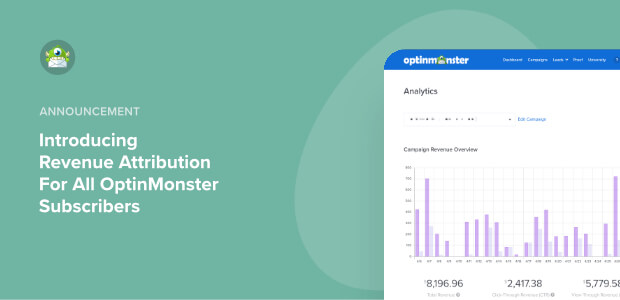 OptinMonster Revenue Attribution - Track and Increase ROI!