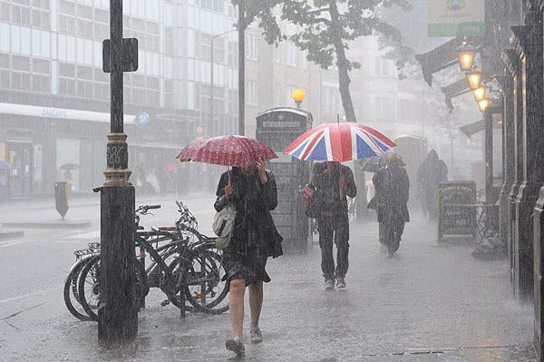 Scientists show for the first time that climate change will cause more intense summer storms in Britain