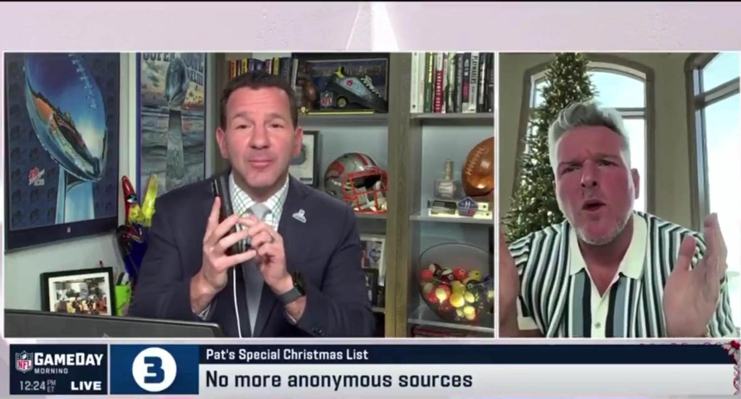 Pat McAfee wants to ban NFL anonymous sources