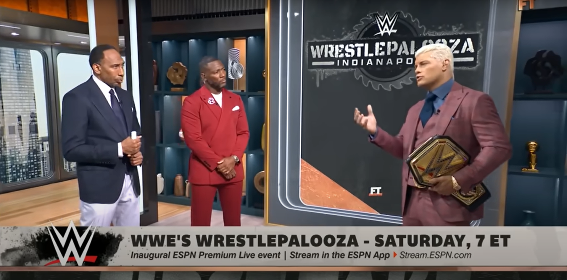 ESPN hype machine has been on full display ahead of WWE debut