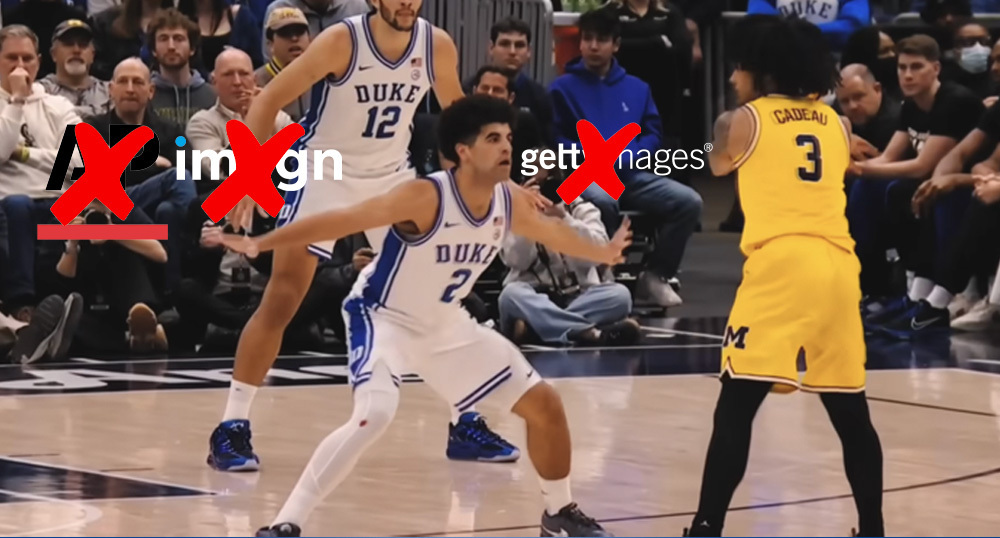 Why are photographers boycotting major college basketball games?