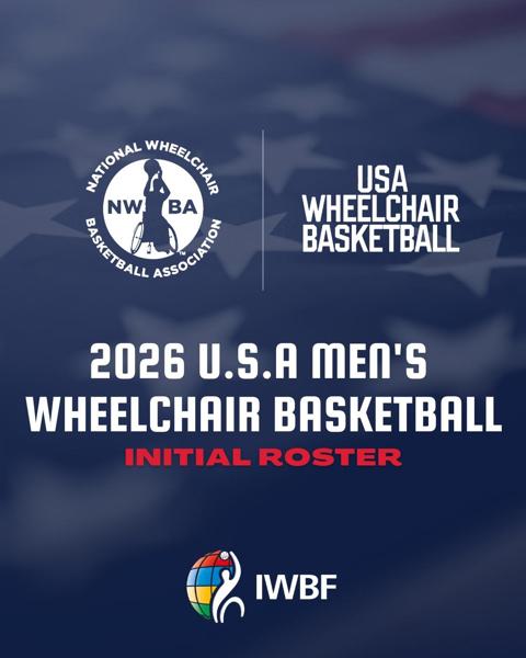 Initial Selections Announced for the 2026 Men’s USA Wheelchair Basketball Team