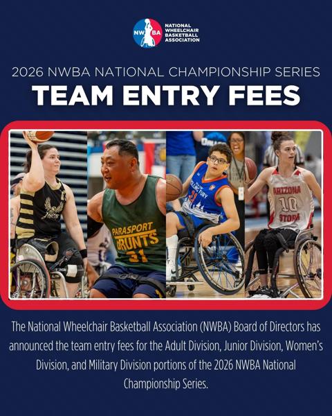 Team Entry Fees Announced for 2026 NWBA National Championships