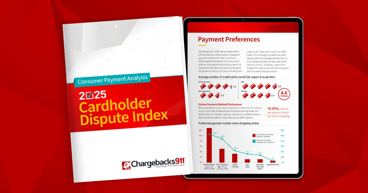 Cardholder Dispute Index - Chargebacks911