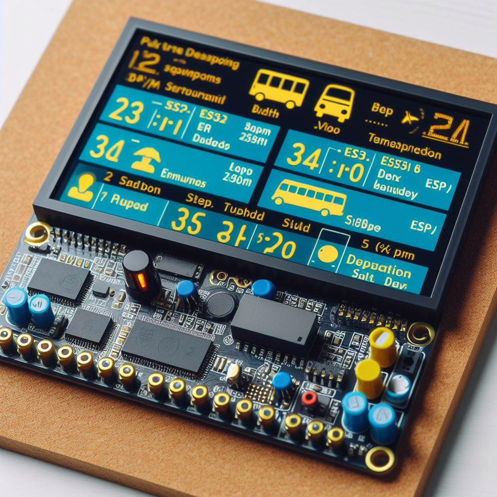 Odjezdy pražské MHD na ESP32 - Chiptron.cz
