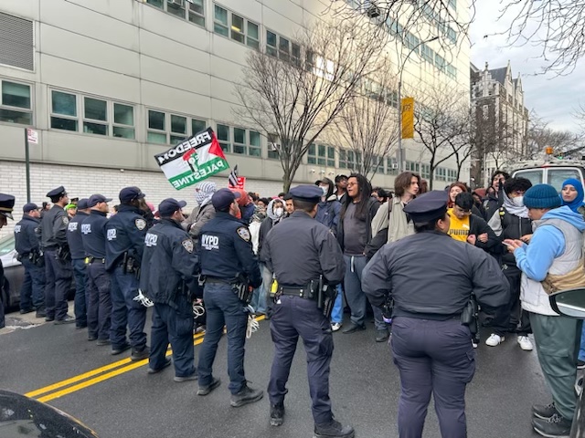 Two arrested in pro-Palestinian protest against Gov. Kathy Hochul at City College