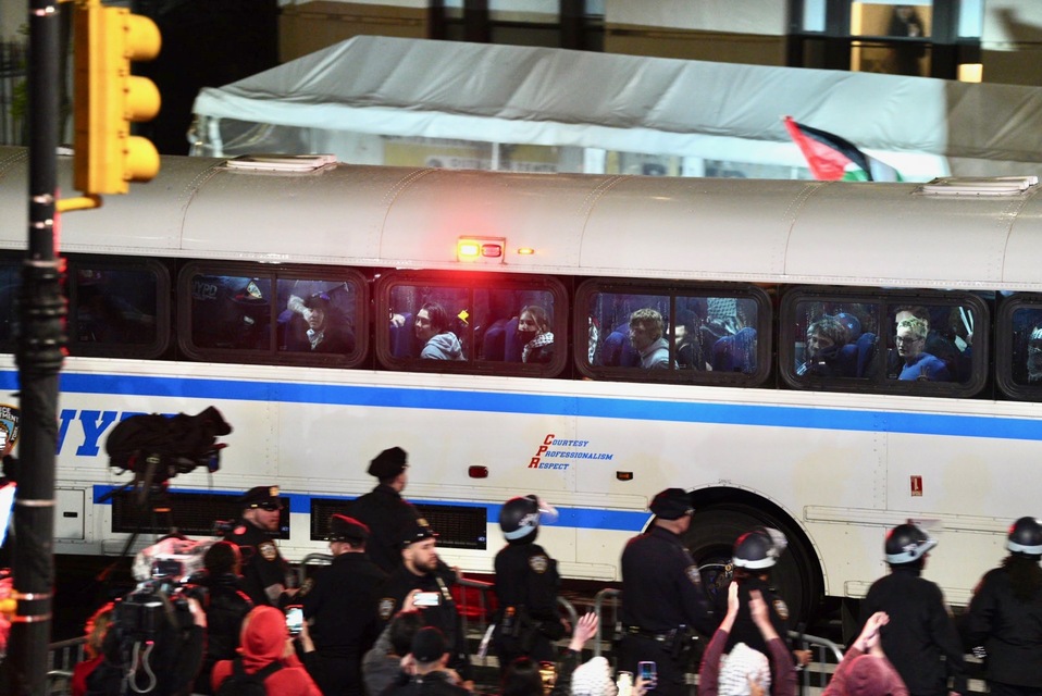 NYPD confirms arrest of 109 individuals following sweep of occupied Hamilton Hall and ‘Gaza Solidarity Encampment’