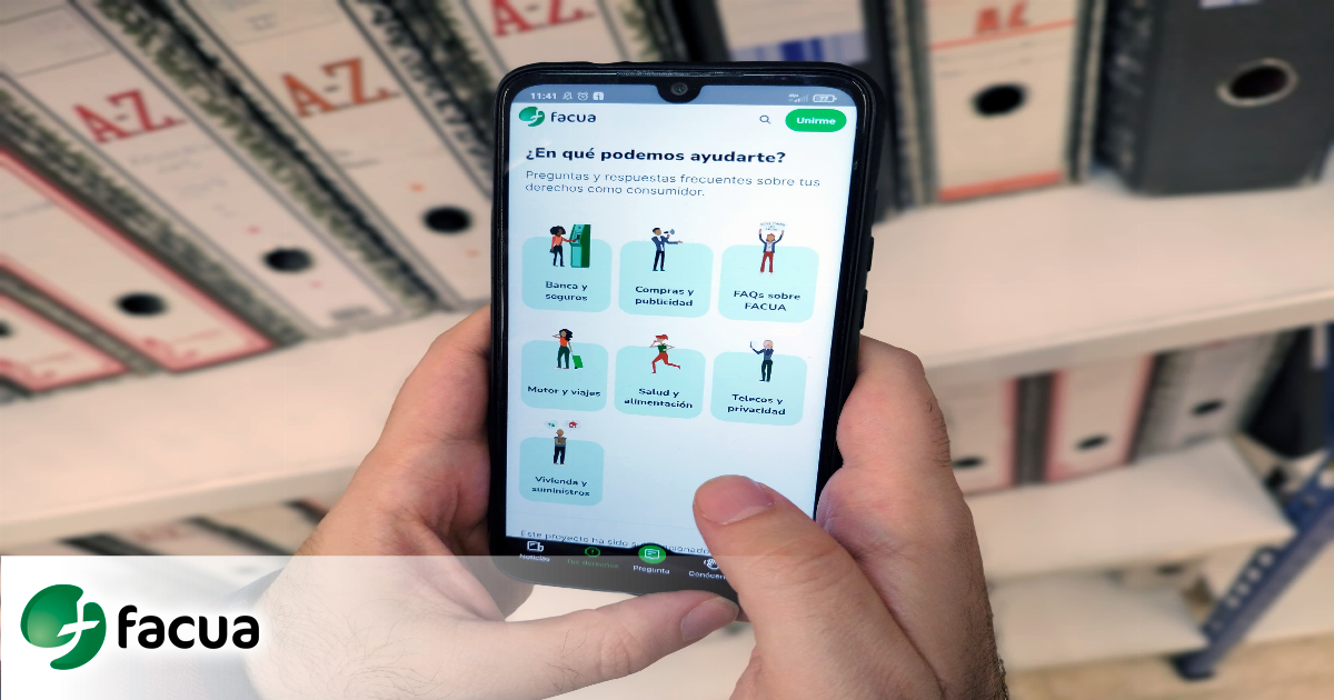 FACUA lanza una app con inteligencia artificial para asesorar a los consumidores sobre sus derechos