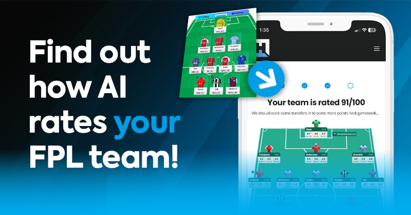Get your FPL team rated by AI for free