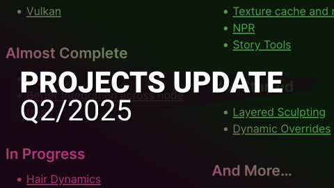 Projects Update – Q2/2025 — Blender Developers Blog