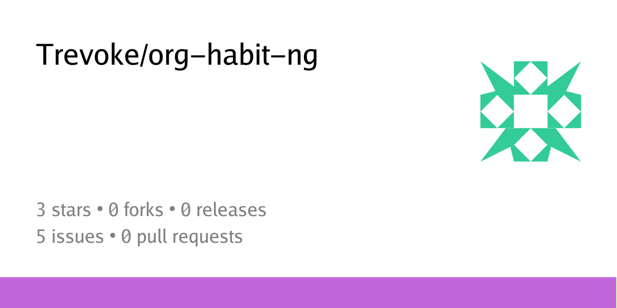 Trevoke/org-habit-ng - Codeberg.org