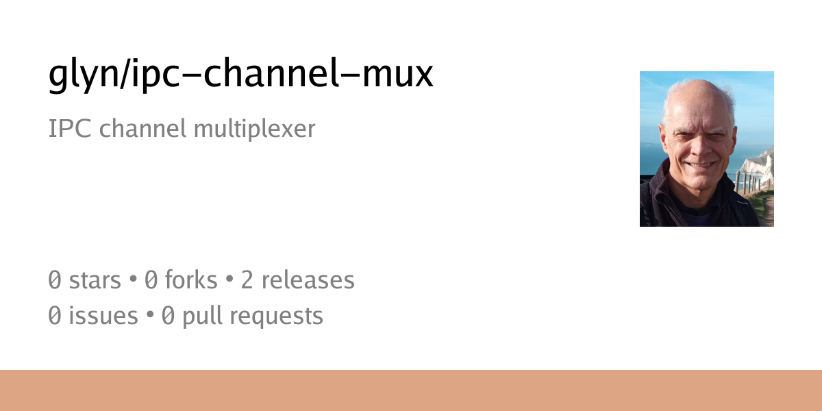 glyn/ipc-channel-mux: IPC channel multiplexer - Codeberg.org