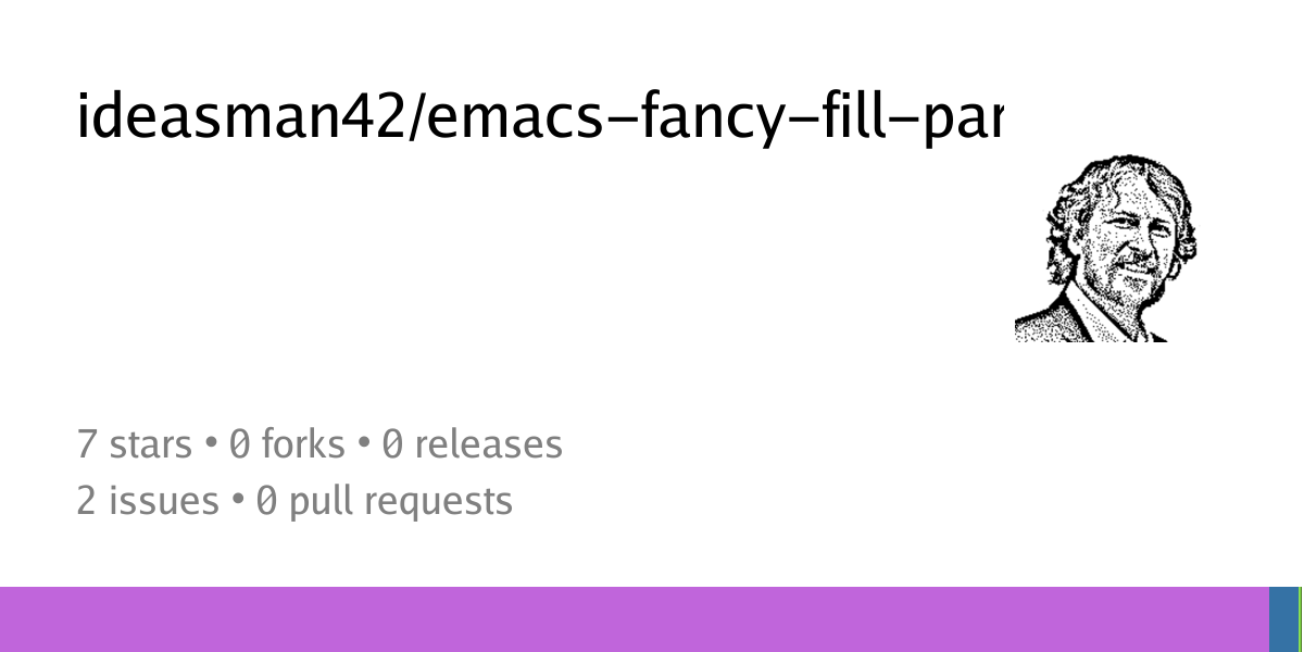 ideasman42/emacs-fancy-fill-paragraph - Codeberg.org