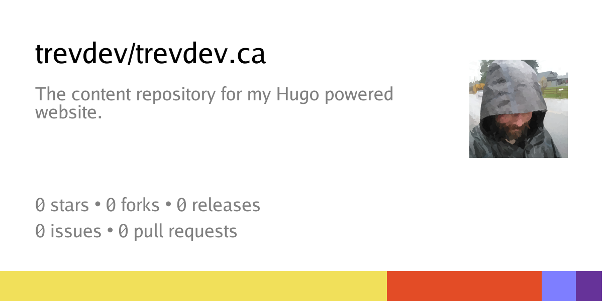 trevdev/trevdev.ca: The source code for my personal website, written with Emacs Org Mode - Codeberg.org