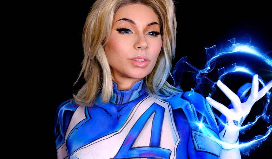 Melissa Croft is Magnificent with these TikTok Bodypaint Cosplays