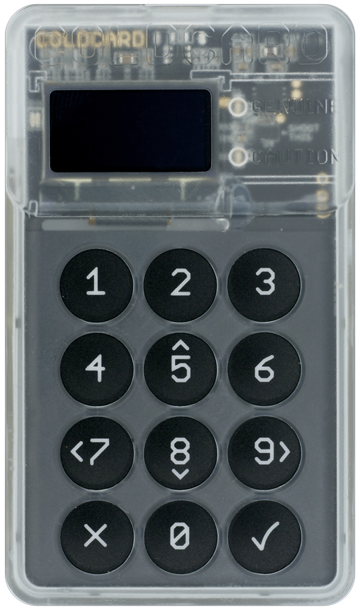 COLDCARD - The Most Trusted and Secure Signing Device (a.k.a. Hardware Wallet)