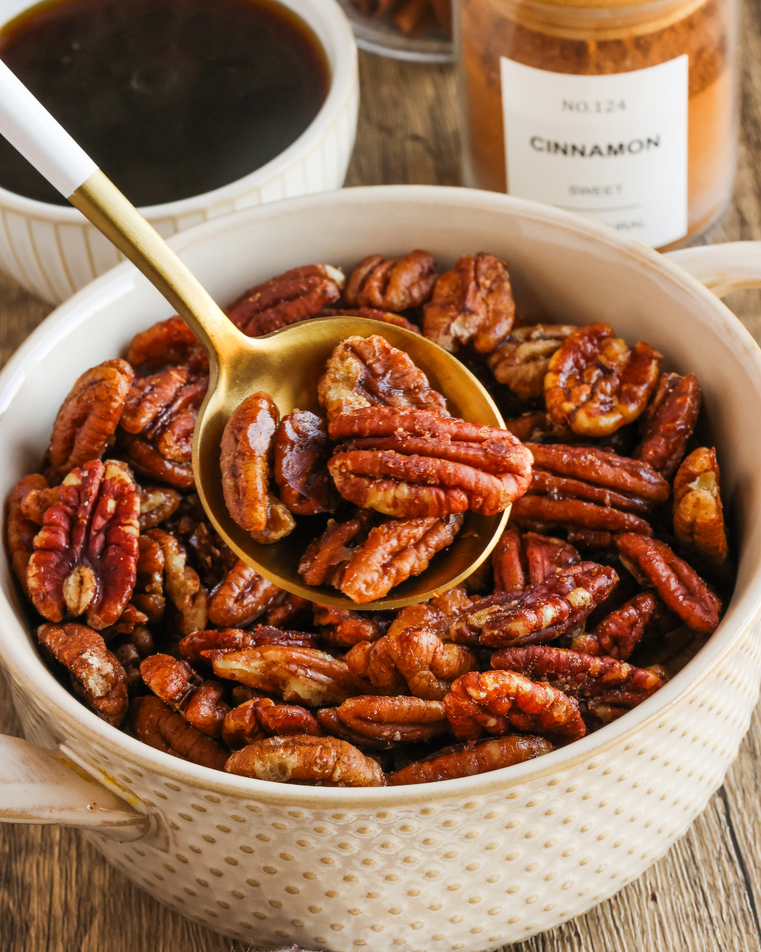 Maple Candied Pecans - Colorful Superfoodie
