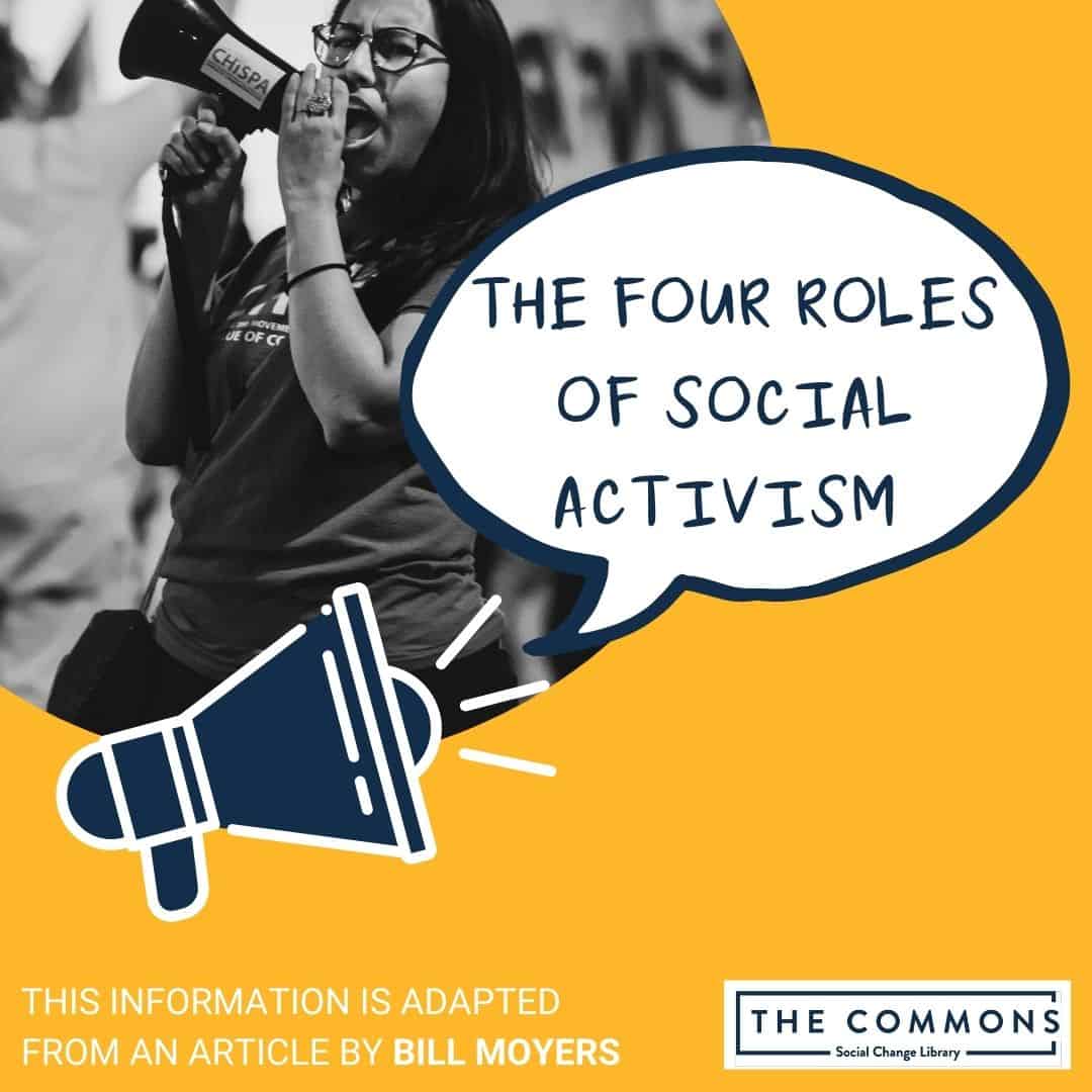 The Four Roles of Social Activism by Bill Moyer - The Commons