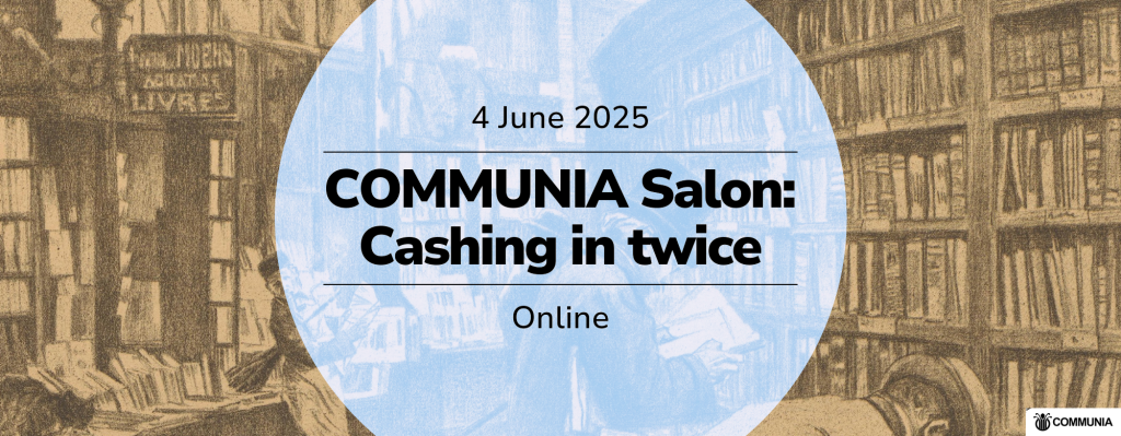 COMMUNIA Salon: Cashing in twice - the extension of resale rights to second-hand books in France