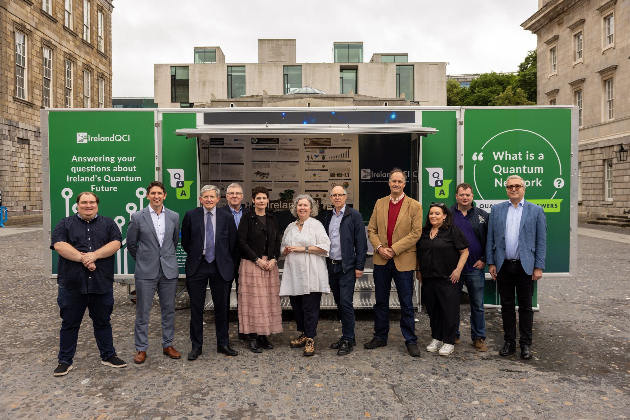 HEAnet supports the launch of IrelandQCI mobile quantum engagement trailer | GÉANT CONNECT Online