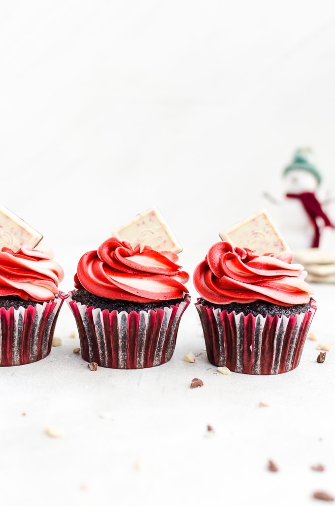 Chocolate Peppermint Cupcakes - A Cookie Named Desire
