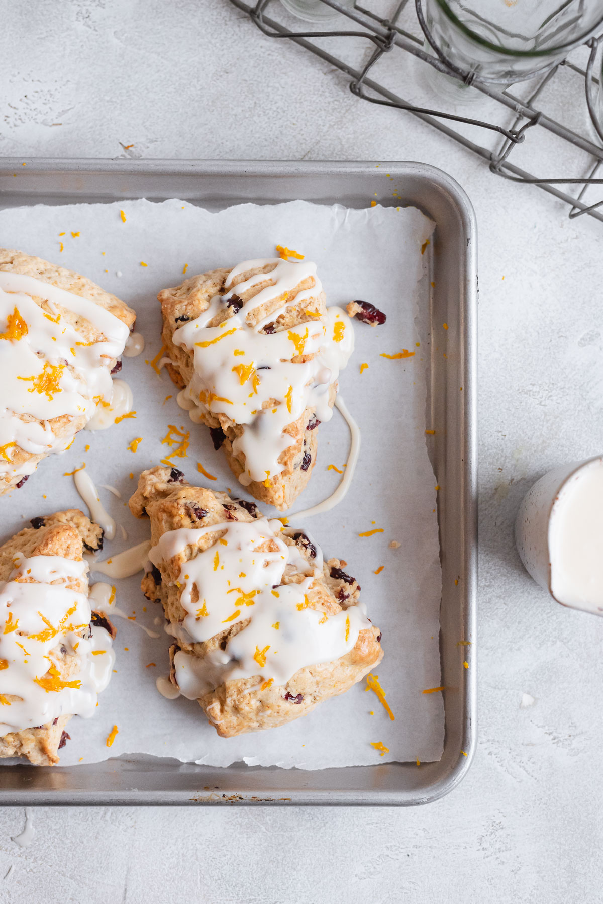 Cranberry Orange Scones - A Cookie Named Desire