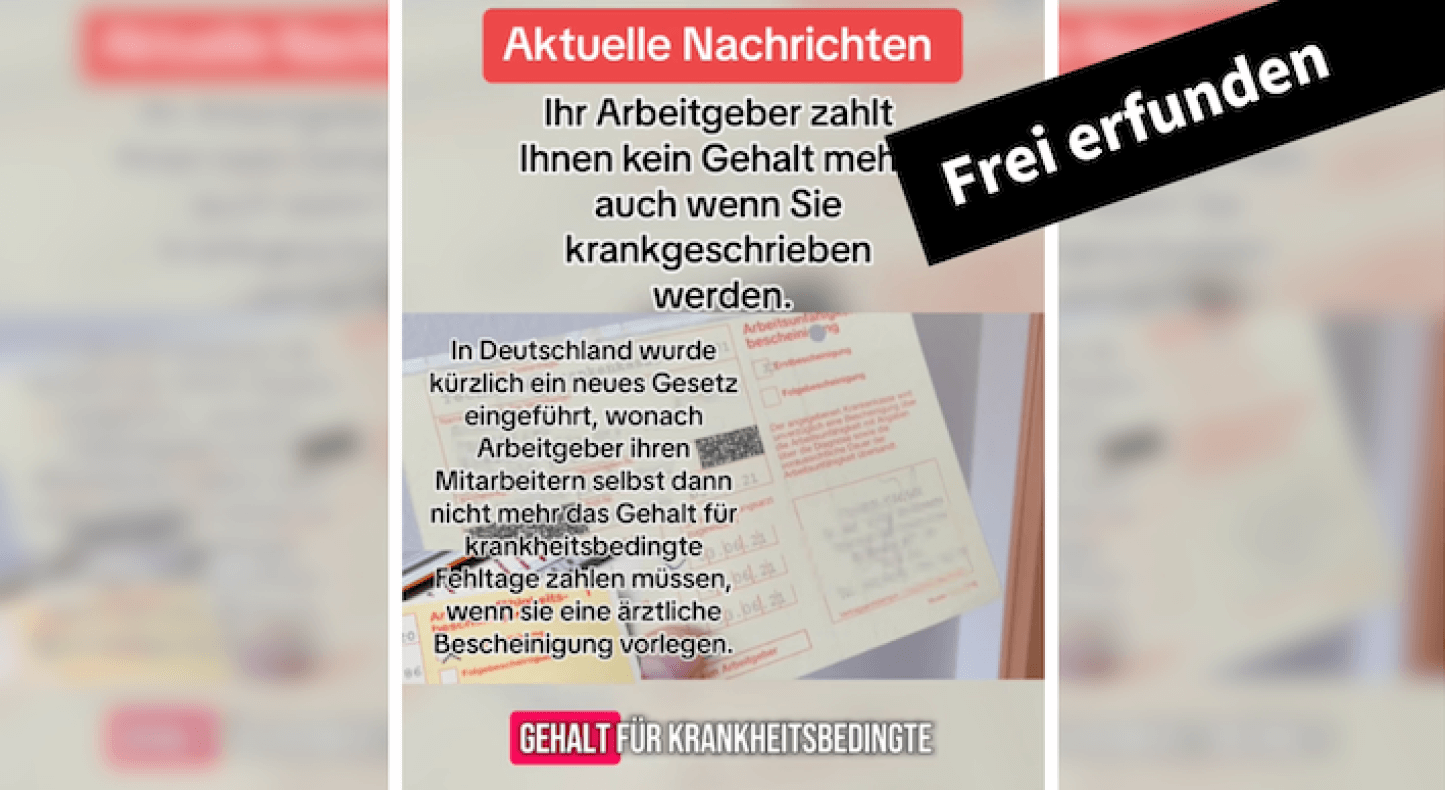 Doch, Arbeitgeber zahlen weiter für krankheitsbedingte Fehltage