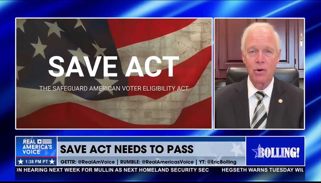 Ron Johnson: Blame The Democrats If We Can't Kill Democracy! | Crooks and Liars