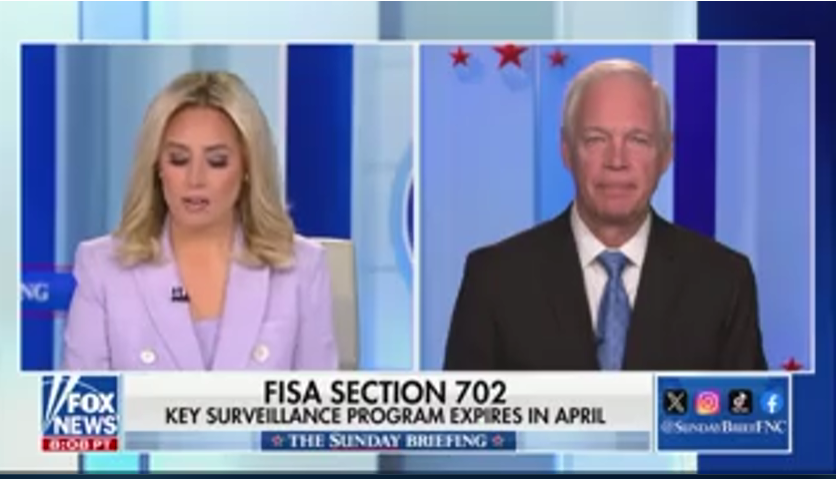 Ron Johnson Doesn't Want Carr Messing With His Air Time | Crooks and Liars