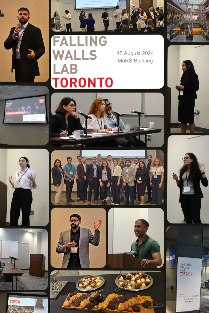 CSB supports Falling Walls Lab Toronto to reveal impressive research in three minutes - Department of Cell & Systems Biology