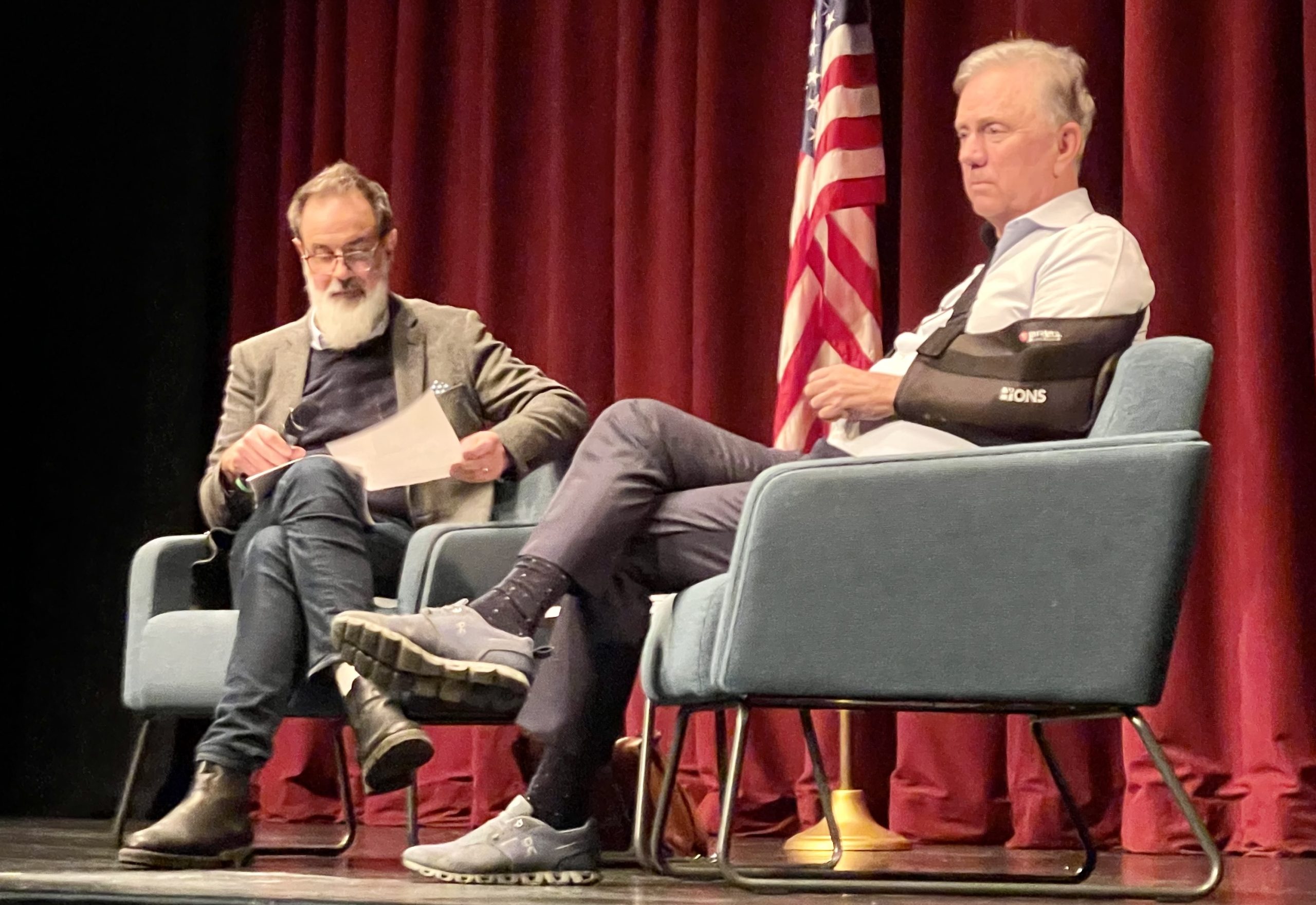 Lamont talks CT energy sources, age and Trump at 'In the Room'