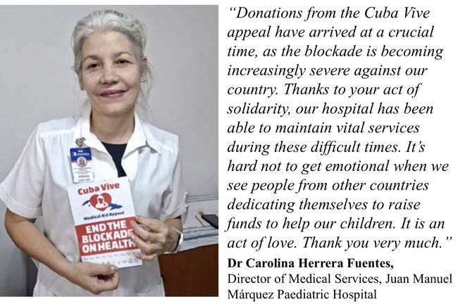 CSC news: Cuba Vive appeal reaches £250,000 – Thank you and let’s keep going!