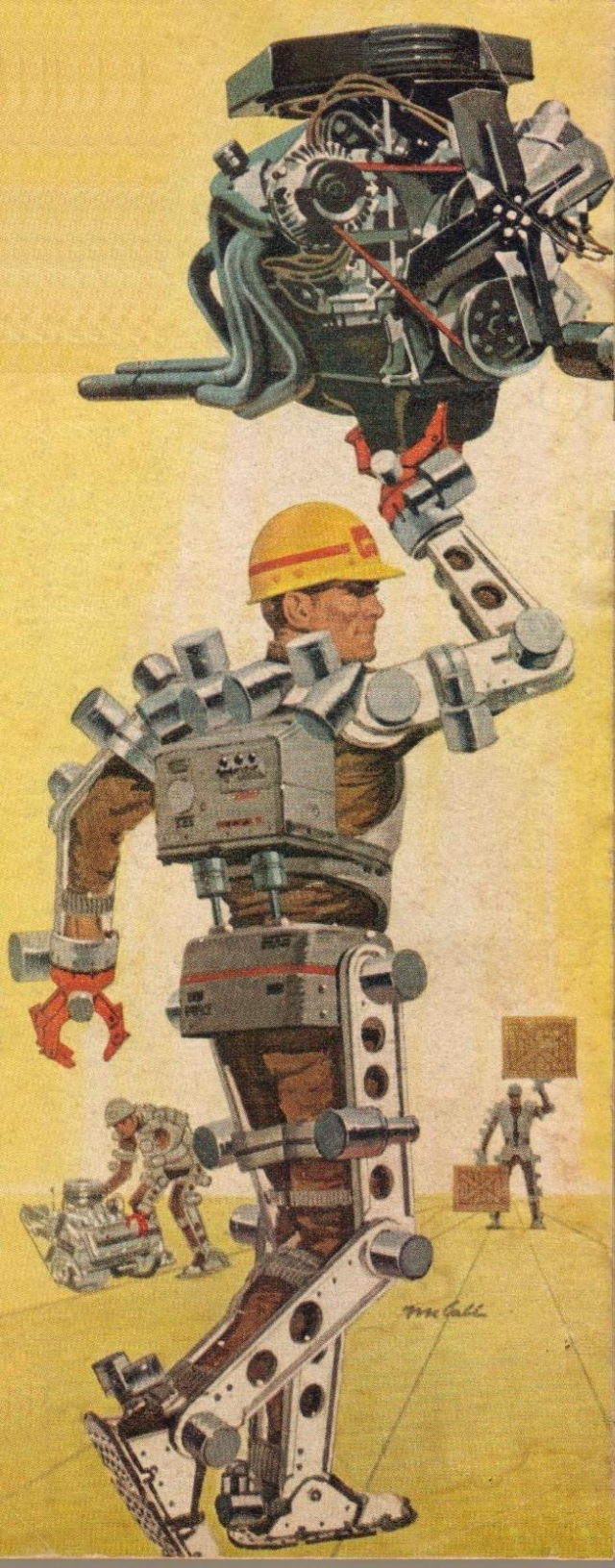 1961-2 - Cornell Aeronautical Labs Man-Amplifier - Neil Mizen (American) - cyberneticzoo.com