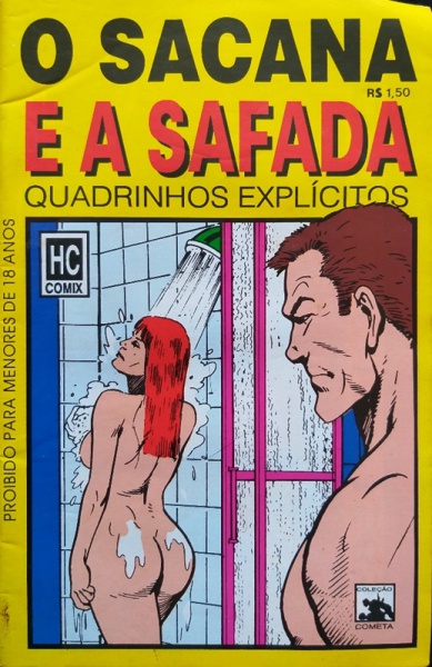 Revista quadrinhos eróticos O sacana e a safada .