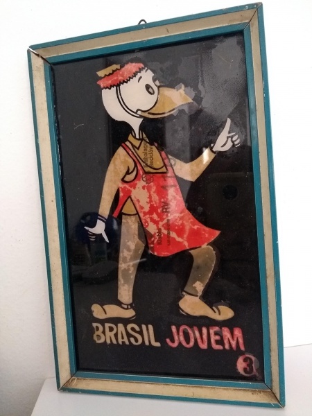 Antigo quadrinho Brasil Jovem Professor Pardal 24x14