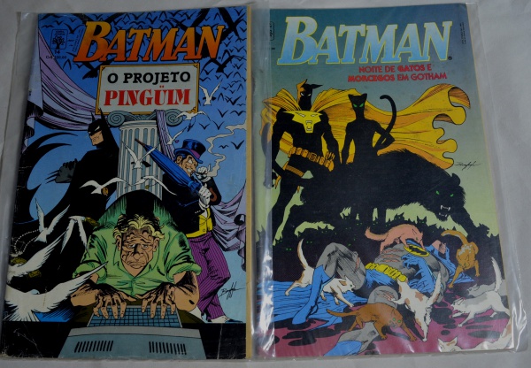 2 Revistas em quadrinhos, BATMAN, N° 13 e 14, 1990 - Editora Abri
