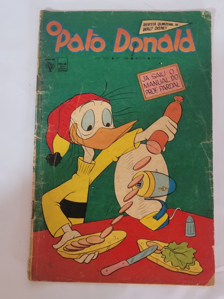 HQ Pato Donald já saiu o manual do Professor Pardal ano de 1972 e